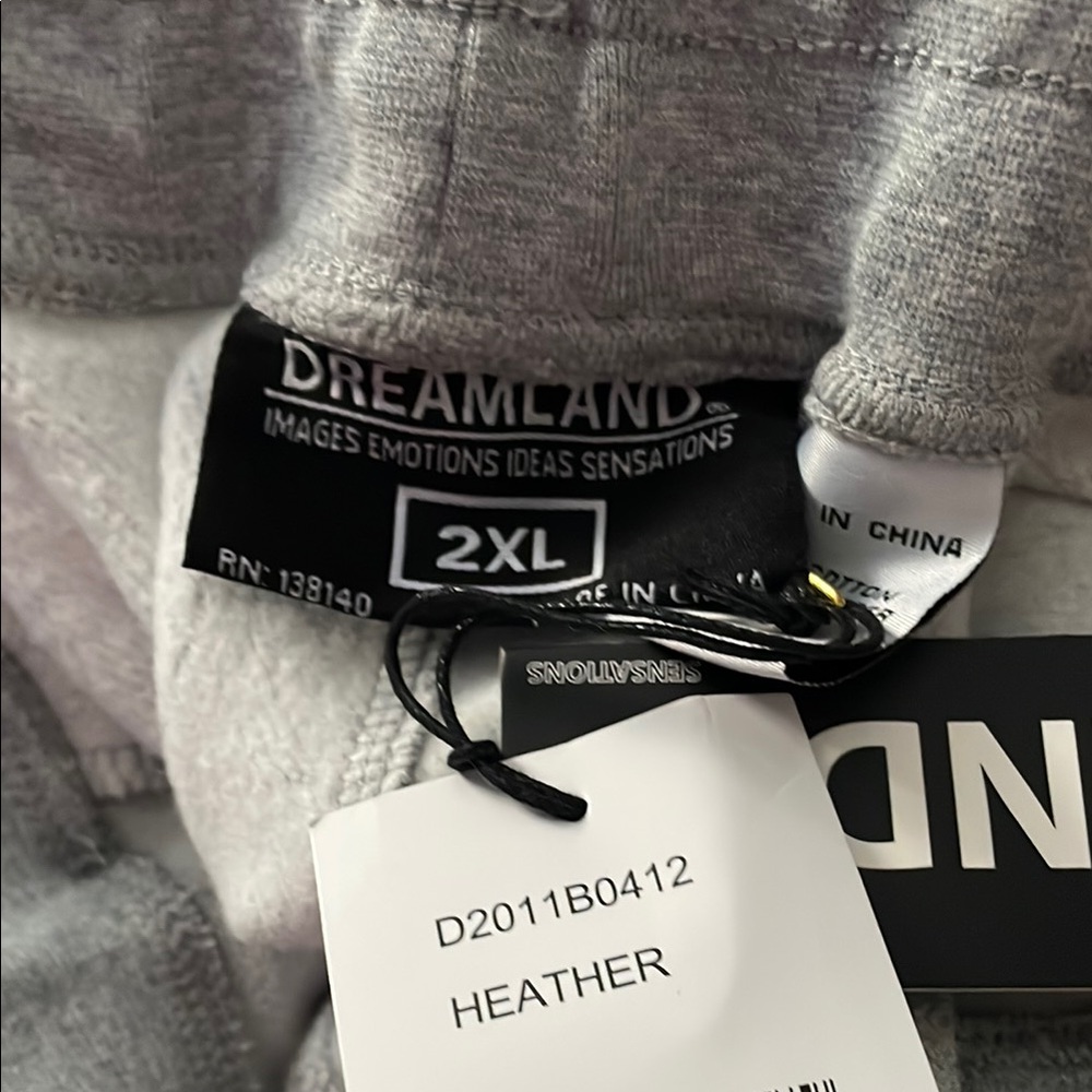 Dreamland Heather Gray Sweatpants 2XL